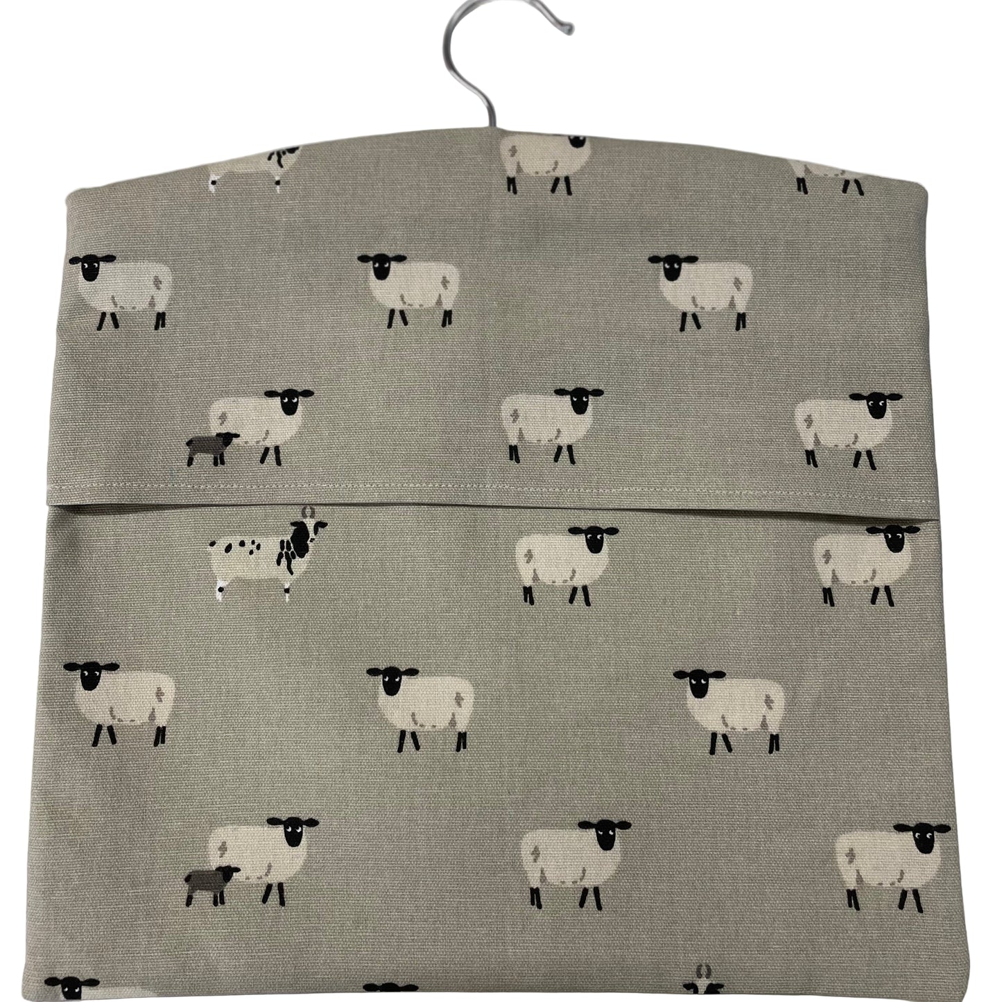 Raspberry Leaf Interiors Handmade Fabric Peg Bag  Sophie Allport Sheep