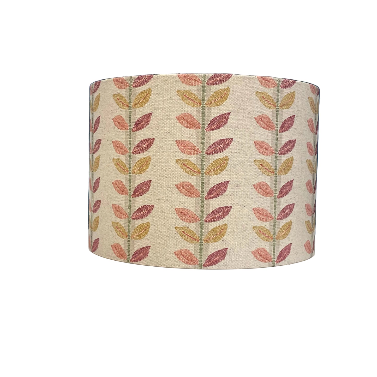 Raspberry Leaf Interiors Handmade Lampshade 30cm Drum Lily Raspberry