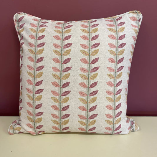 Raspberry Leaf Interiors Cushion Lilli Raspberry, 19", 48cm