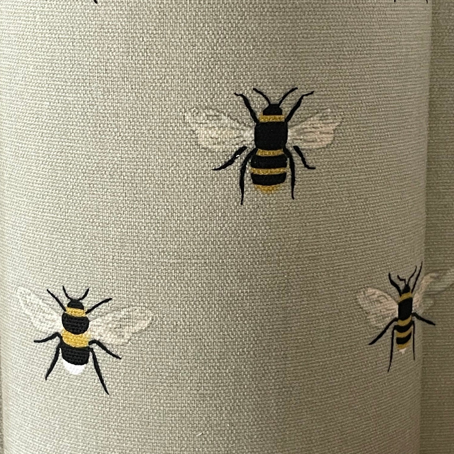 Handmade Scalloped Lampshade Sophie Allport Bees Fabric, 30cm