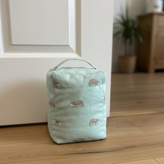 Handmade Door Stop Sophie Allport Hedgehogs Fabric