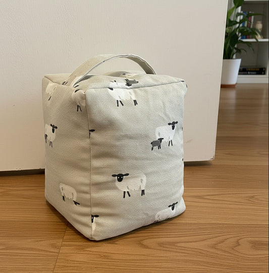 Handmade Door Stop Sophie Allport Sheep Fabric