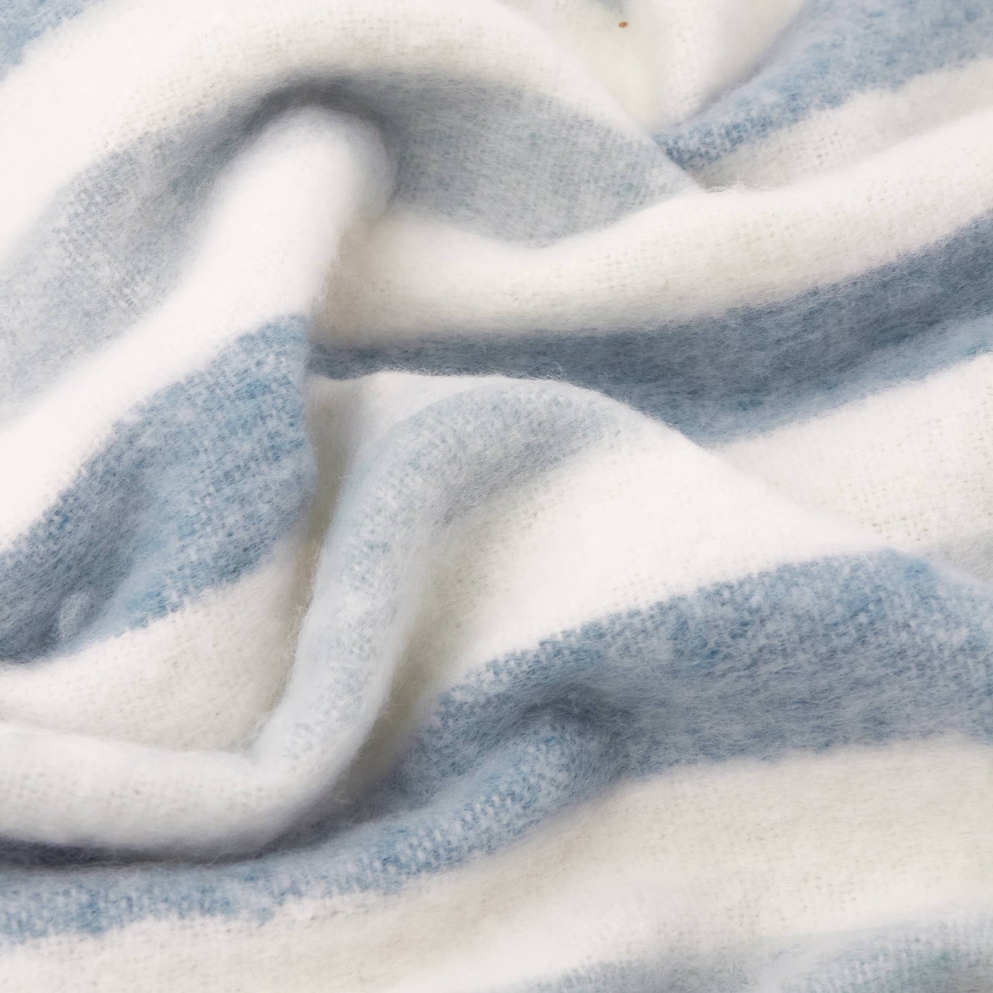 Beechwood Woven Stripe Throw Sky Blue 140x180cm