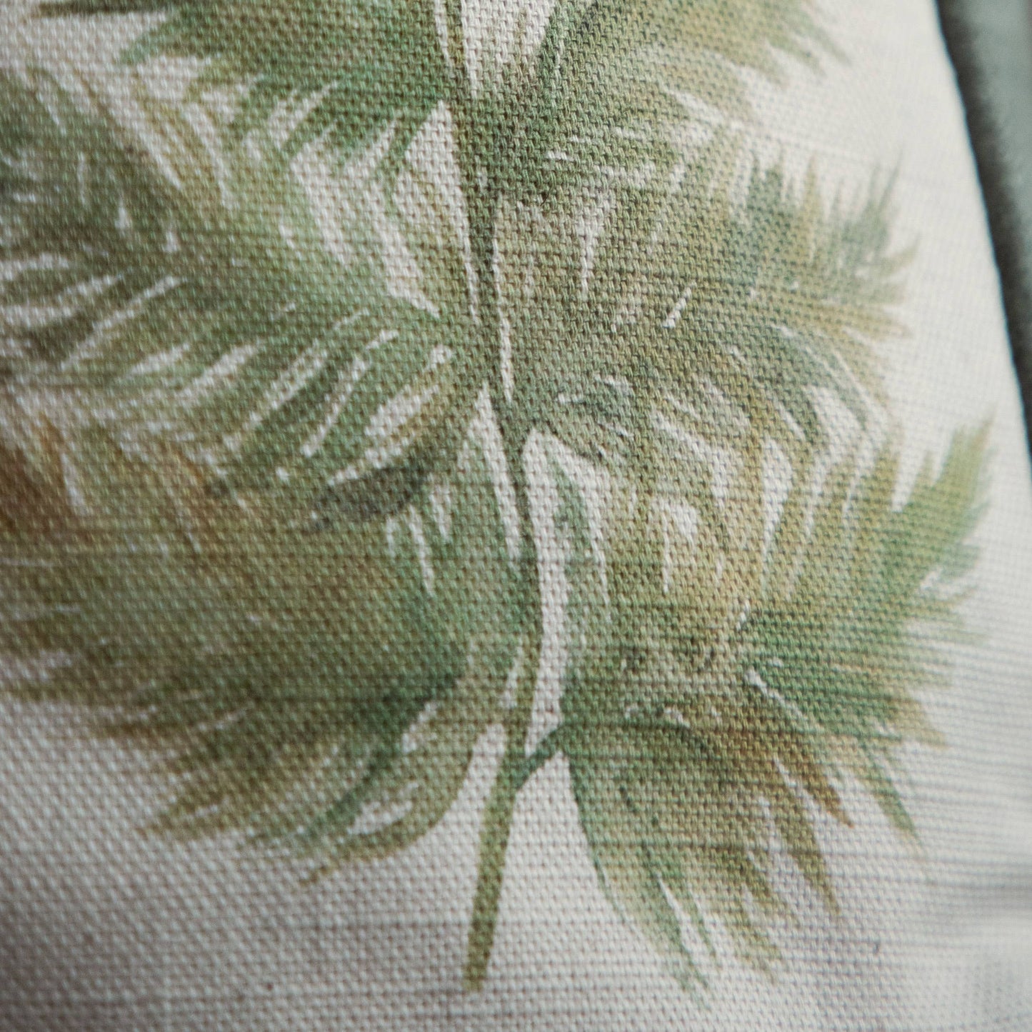 Voyage Maison Verbena Printed Piped Cushion Linen 50 x 50cm