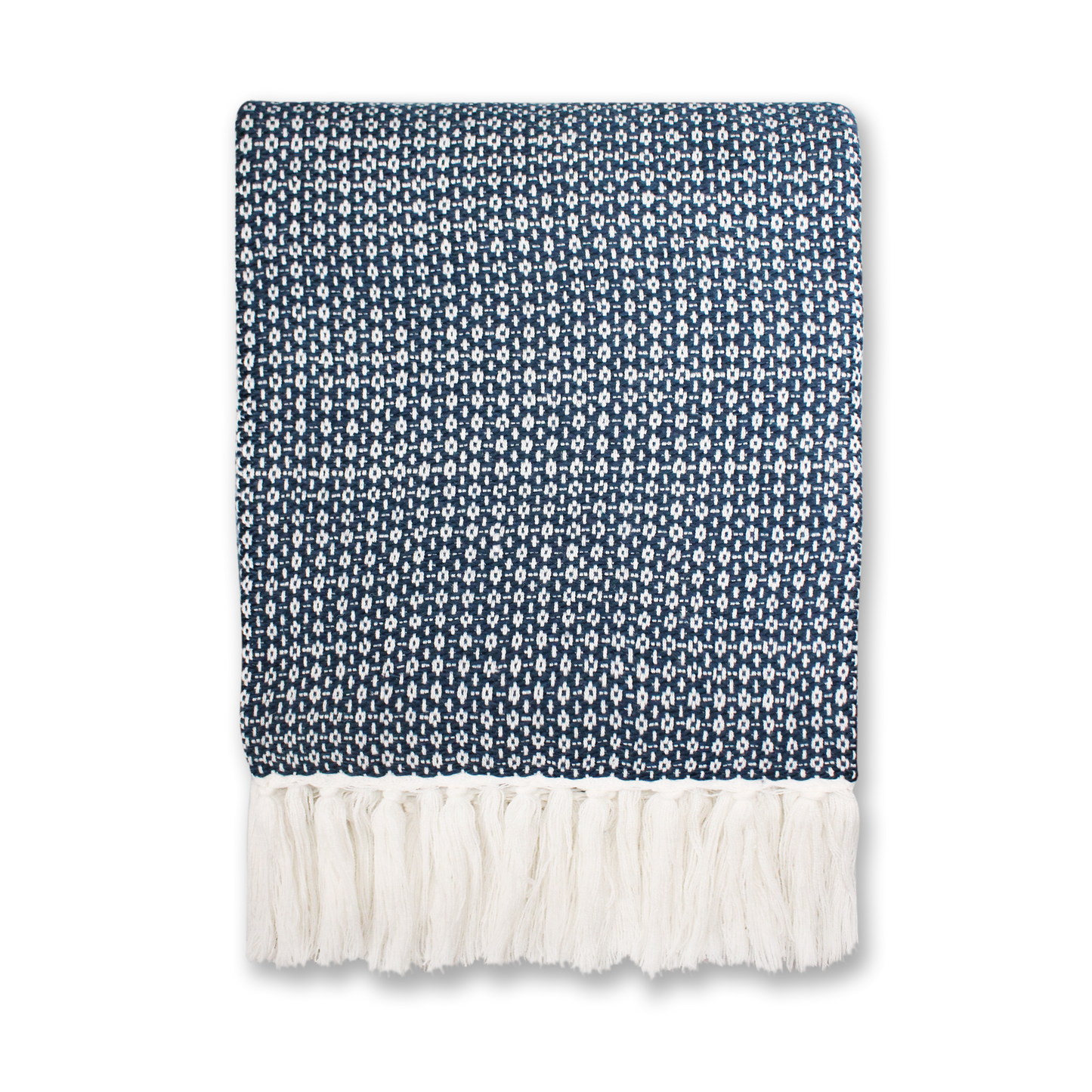 Navy Blanket Throw 125x150cm