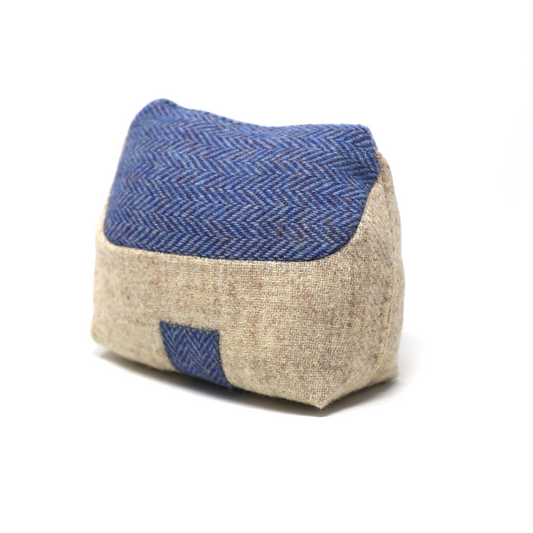 Harris Tweed Bothy Doorstop Herringbone and Tweed