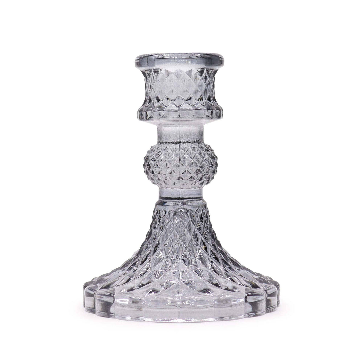 Vintage Style Glass Candle Holder