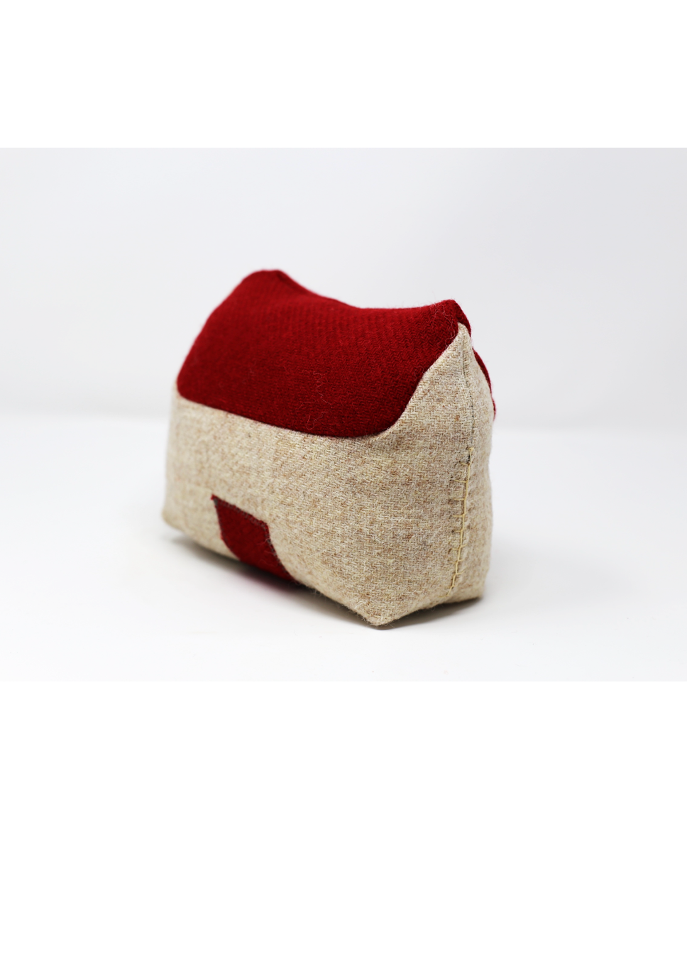Harris Tweed Bothy Doorstop Herringbone and Tweed
