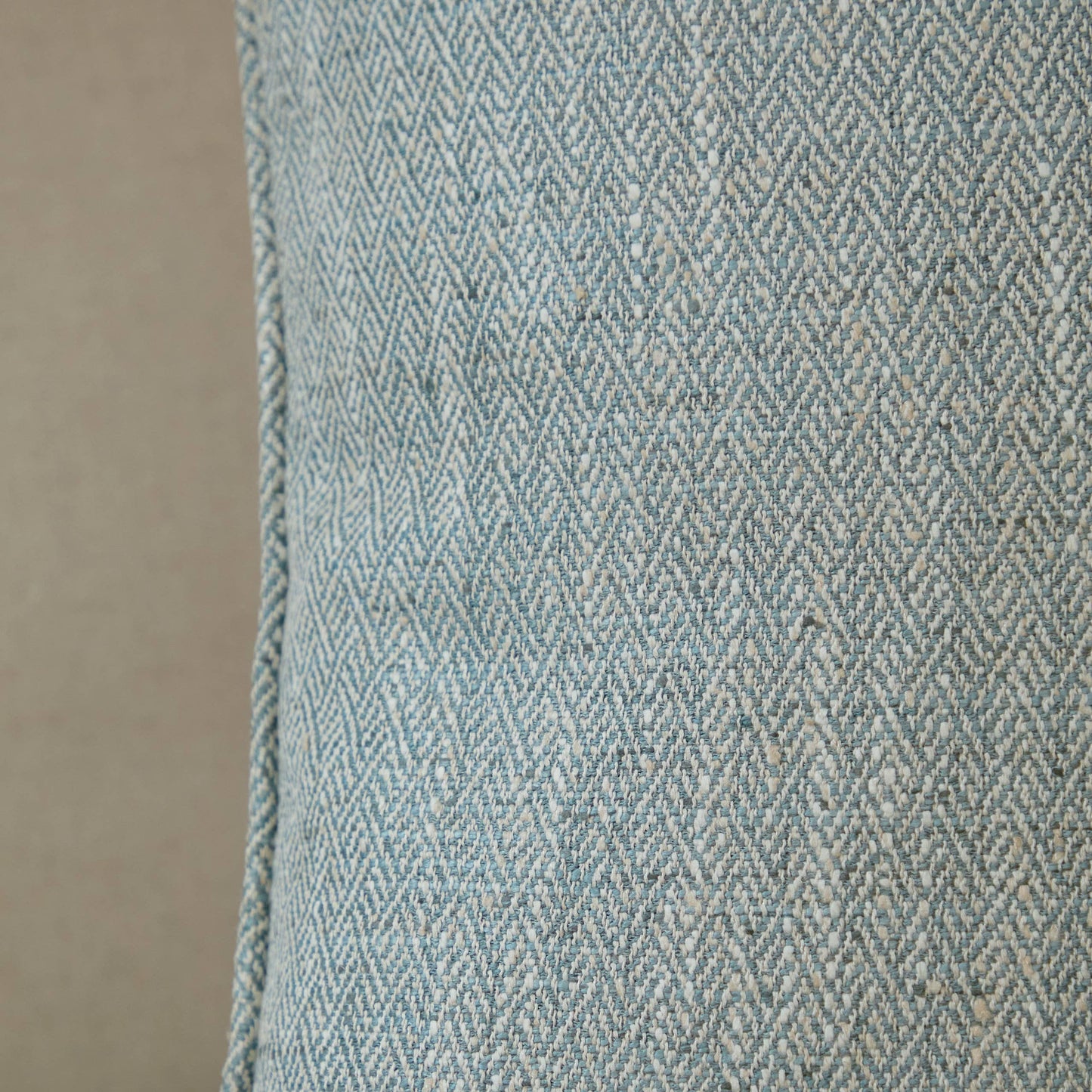 Voyage Maison Jedburgh Textured Woven Square Cushion Teal 50 x 50cm