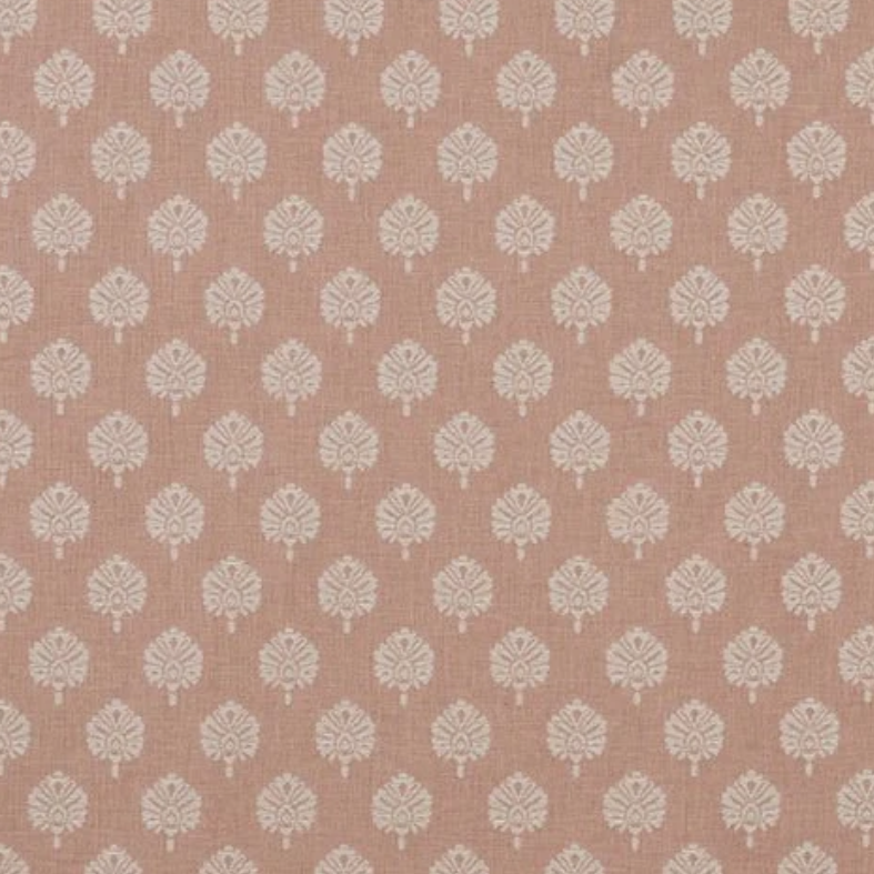 Raspberry Leaf Interiors Cushion Segoa Blush