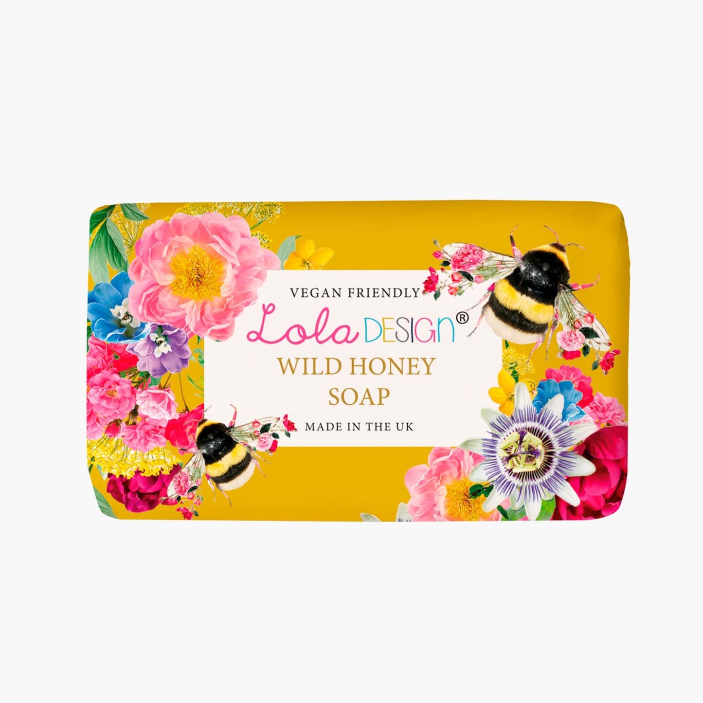 Lola Design Wild honey Vegan friendly hand soap bar | Raspberry leaf Interiors Scotland Uk 